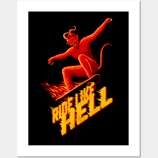 Ride Like Hell Posters and Art
